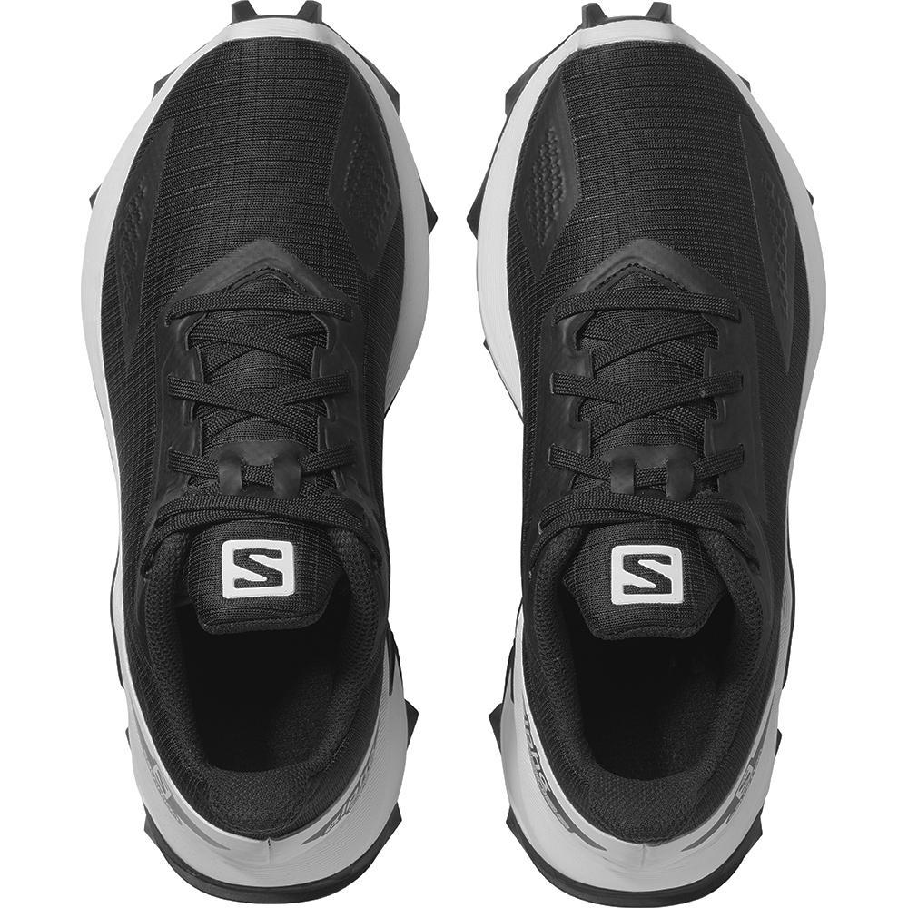 Kids' Salomon ALPHACROSS BLAST J Road Running Shoes Black | SFUDHW-260