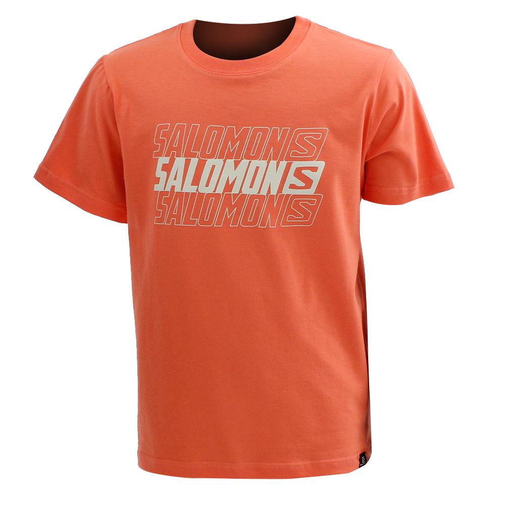 Kids\' Salomon DOUBLE TAKE SS B T Shirts Coral | YCVGZM-751