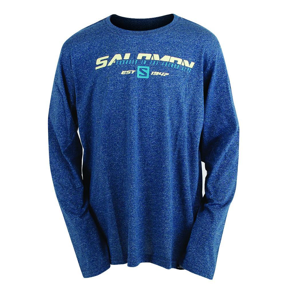 Kids\' Salomon FAST FORWARD LS B T Shirts Blue | ZBENHK-807