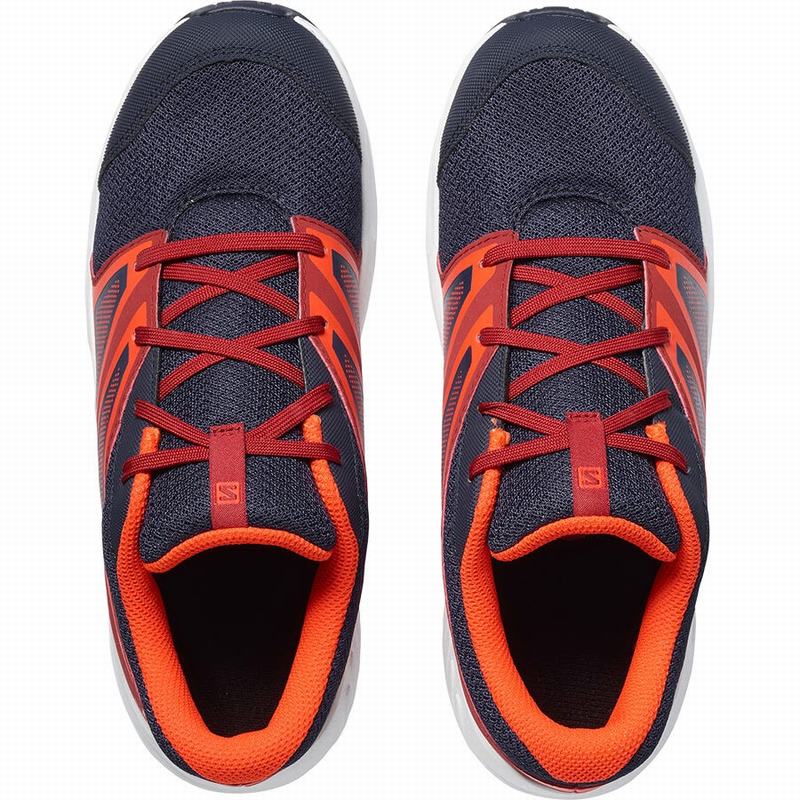 Kids' Salomon SENSE J Trail Running Shoes Blue / Red | IADFOH-743