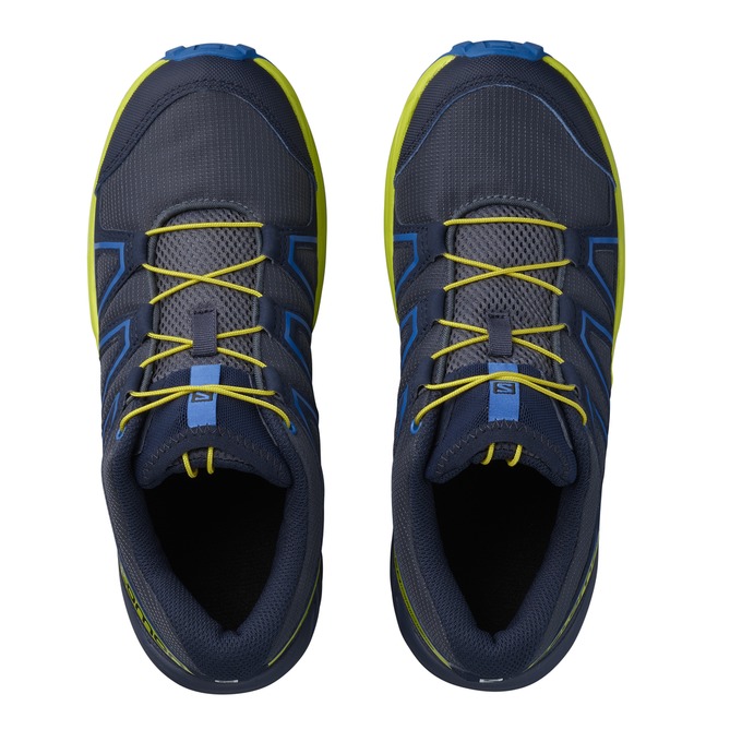 Kids' Salomon SPEEDCROSS J Trail Running Shoes Yellow / Black | CUAFMX-186