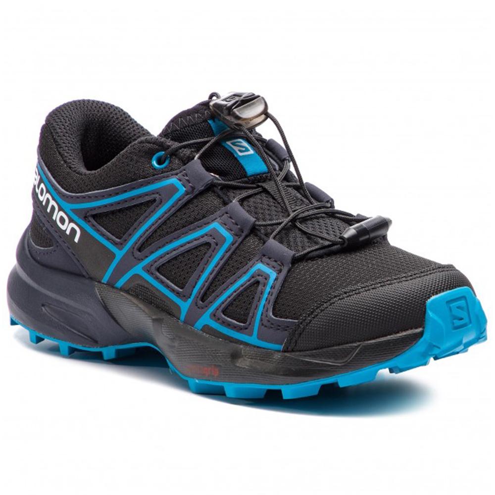 Kids' Salomon SPEEDCROSS J Trail Running Shoes Black | SUMRJV-123