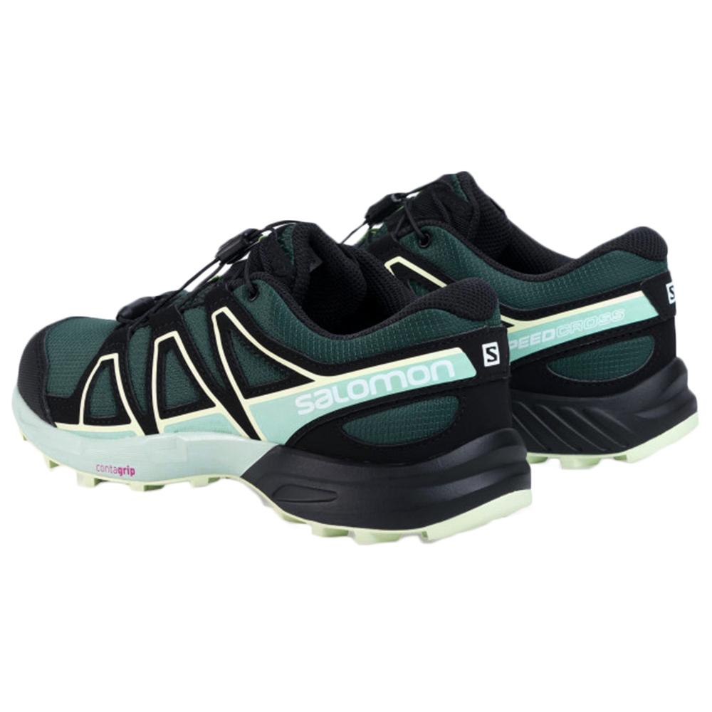 Kids' Salomon SPEEDCROSS J Trail Running Shoes Green | TXHUGQ-682