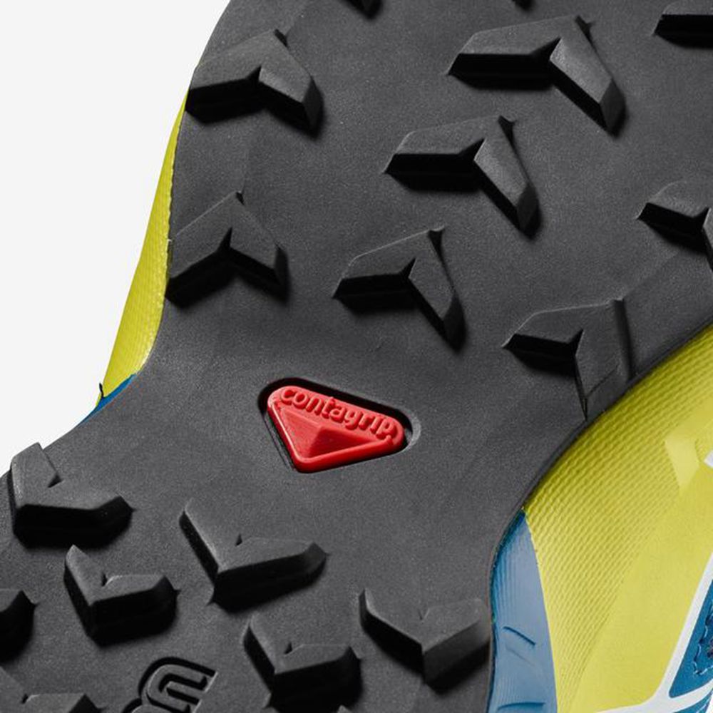 Kids' Salomon SPEEDCROSS S JUNIOR Trail Running Shoes Red | EFMCZT-150