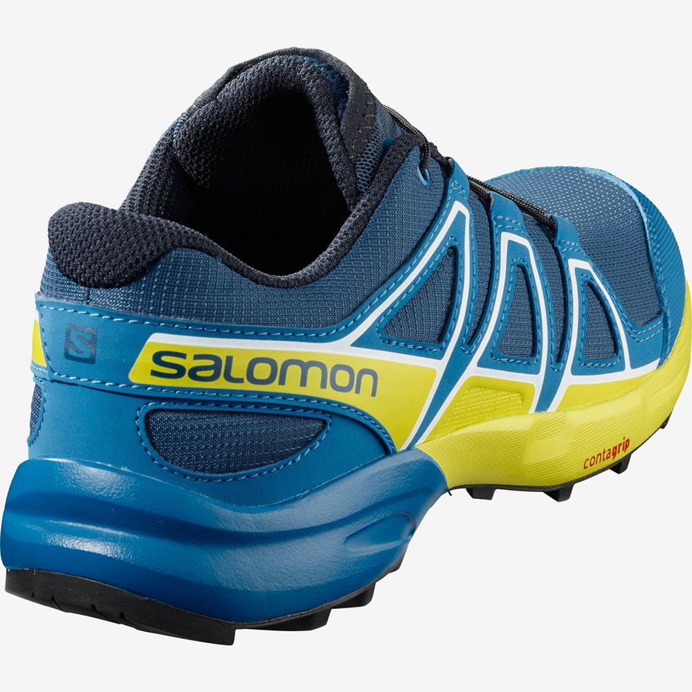 Kids' Salomon SPEEDCROSS S JUNIOR Trail Running Shoes Red | EFMCZT-150