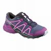 Kids' Salomon SPEEDCROSS Trail Running Shoes Burgundy / Coral | KVABYL-390
