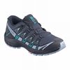 Kids' Salomon XA PRO 3D J Hiking Shoes Blue / White | YFEHXW-372