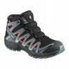 Kids' Salomon XA PRO 3D J Hiking Shoes Deep Green / Black | JDOLZU-869