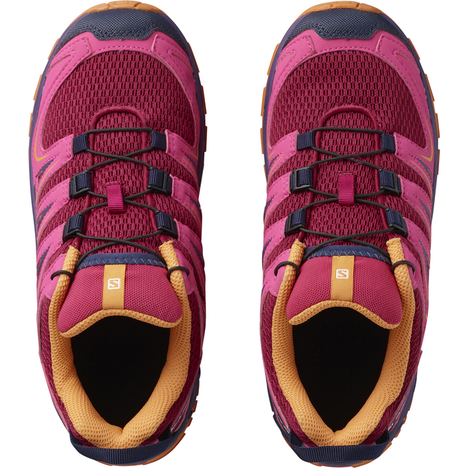 Kids' Salomon XA PRO 3D K Trail Running Shoes Yellow | CJDUKY-271