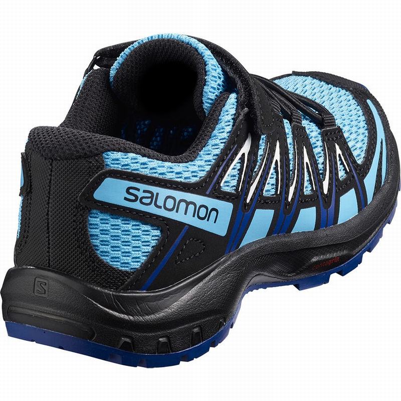 Kids' Salomon XA PRO 3D K Trail Running Shoes Blue / White | ICYSHB-897