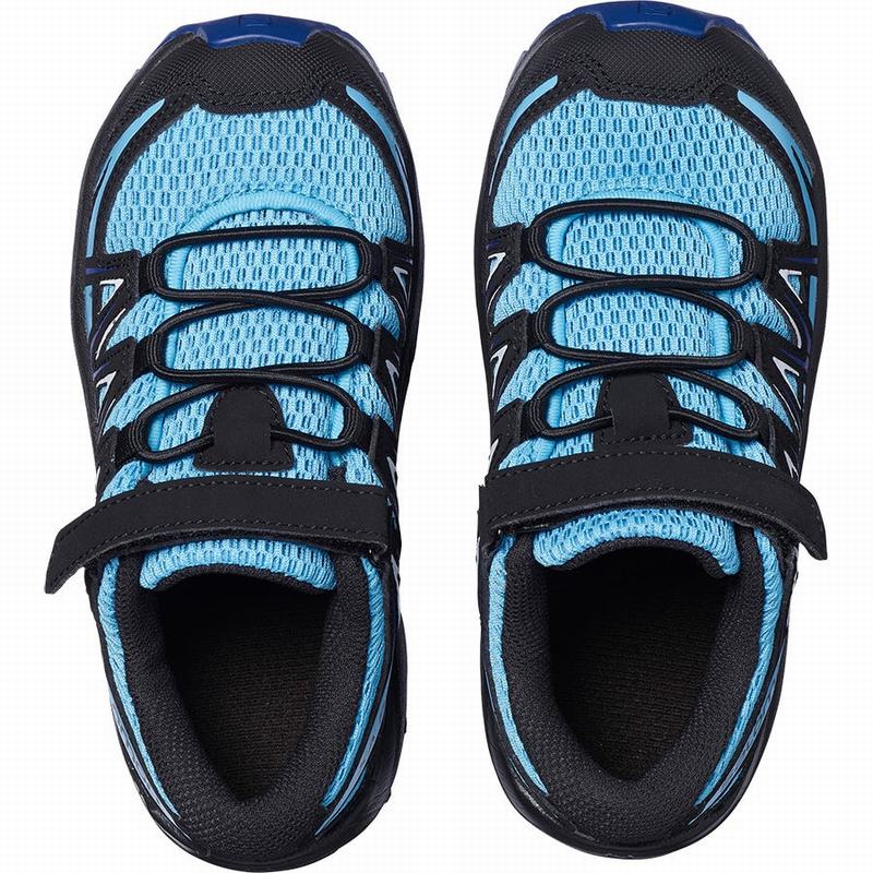 Kids' Salomon XA PRO 3D K Trail Running Shoes Blue / White | ICYSHB-897