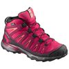 Kids' Salomon X-ULTRA MID GTX J Hiking Shoes Pink / Black | XNLEKF-318