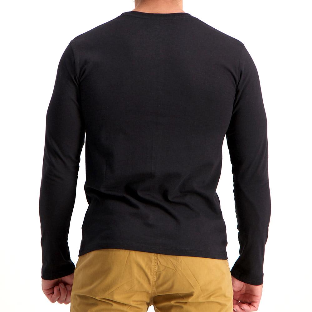 Men's Salomon ACHIEVE LS M T Shirts Black | FOXGUC-731