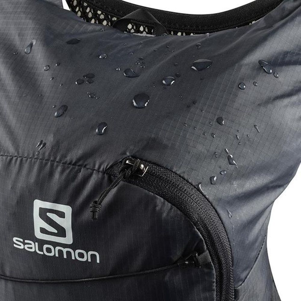 Men's Salomon ACTIVE SKIN 8 SET HYDRATION PACK Packs Black | VPGJOR-340