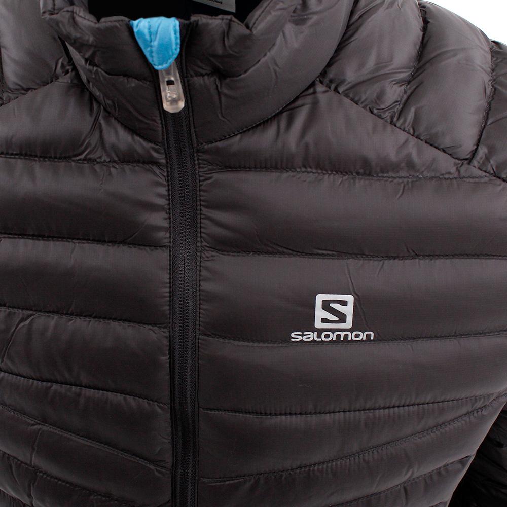 Men's Salomon AGENTA JKT M Jackets Black | GKTYIA-783