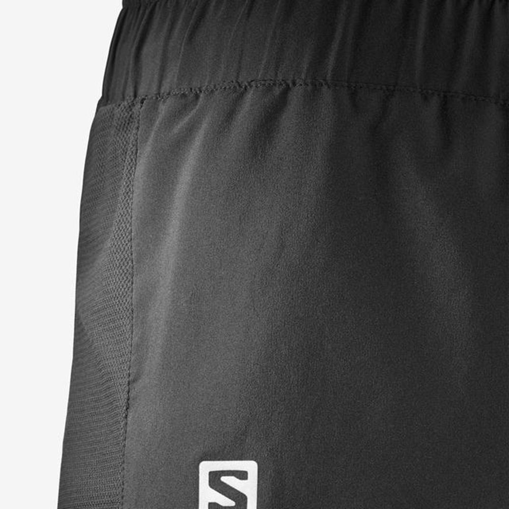 Men's Salomon AGILE 5 RUNNING Shorts Blue | MJSQFE-136