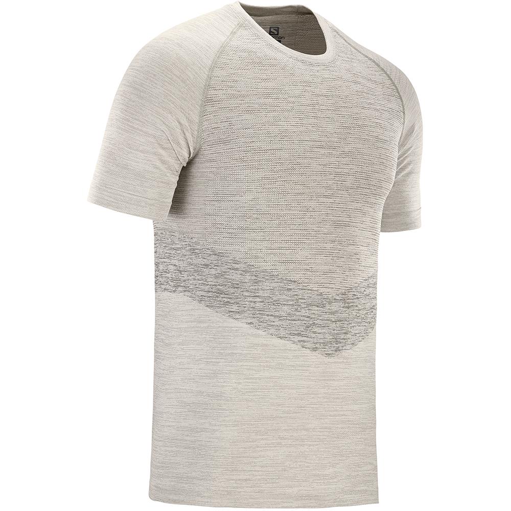 Men's Salomon ALLROAD SEAMLESS SS M T Shirts White | JTIHSC-087