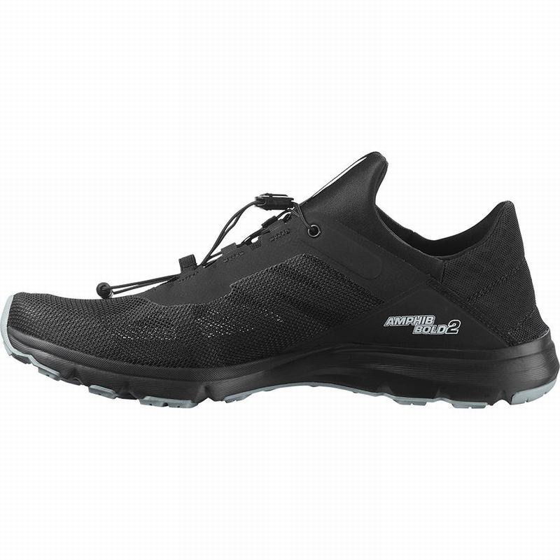 Men's Salomon AMPHIB BOLD 2 Water Shoes Black | JORDMV-891