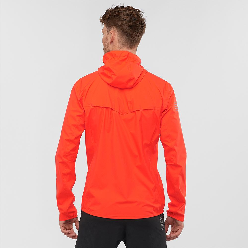 Men's Salomon BONATTI WP JKT M Jackets Orangered | QVCNIO-894