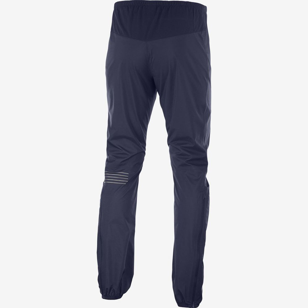 Men's Salomon BONATTI WP UNISEX Pants Navy | CYPGQD-075