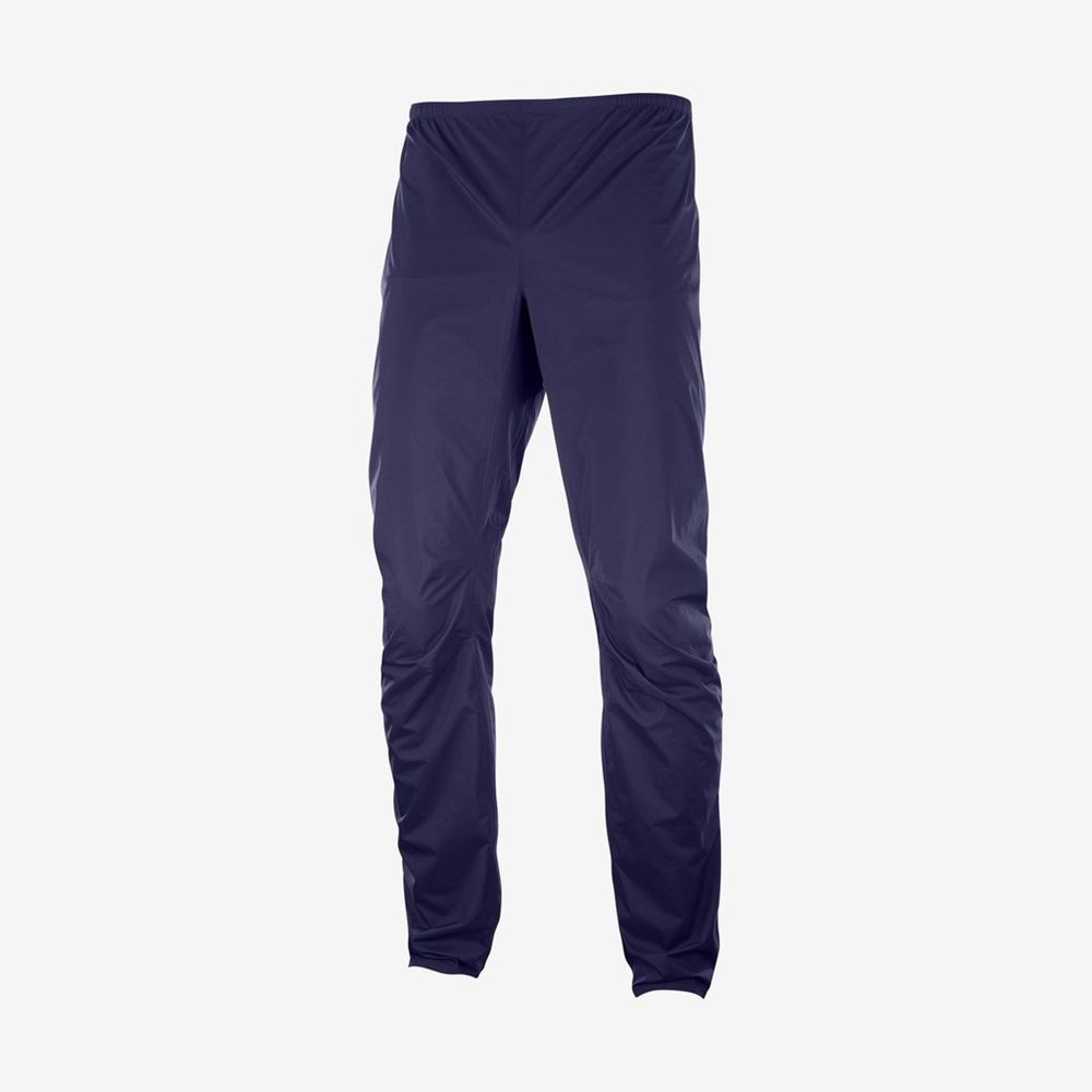 Men's Salomon BONATTI WP UNISEX Pants Navy | CYPGQD-075