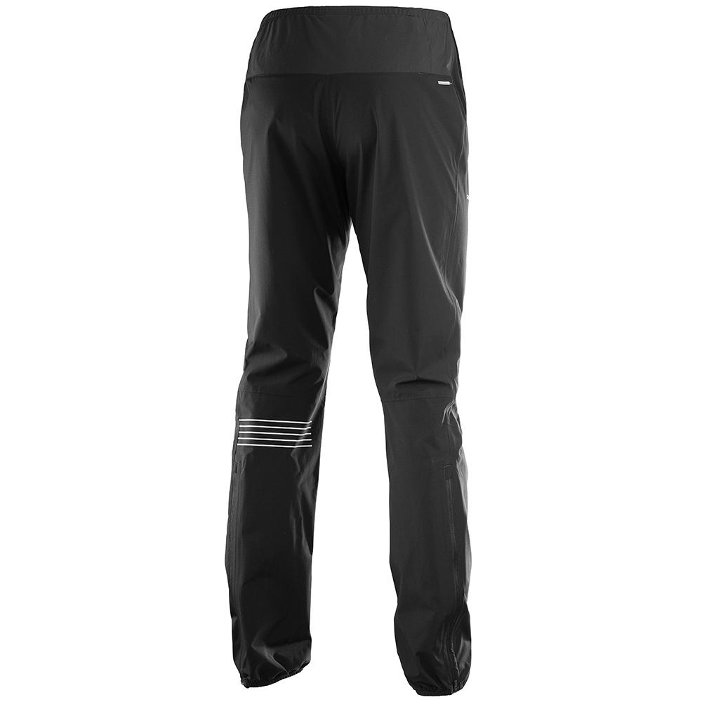 Men's Salomon BONATTI WP U Pants Black | WJZXSB-503