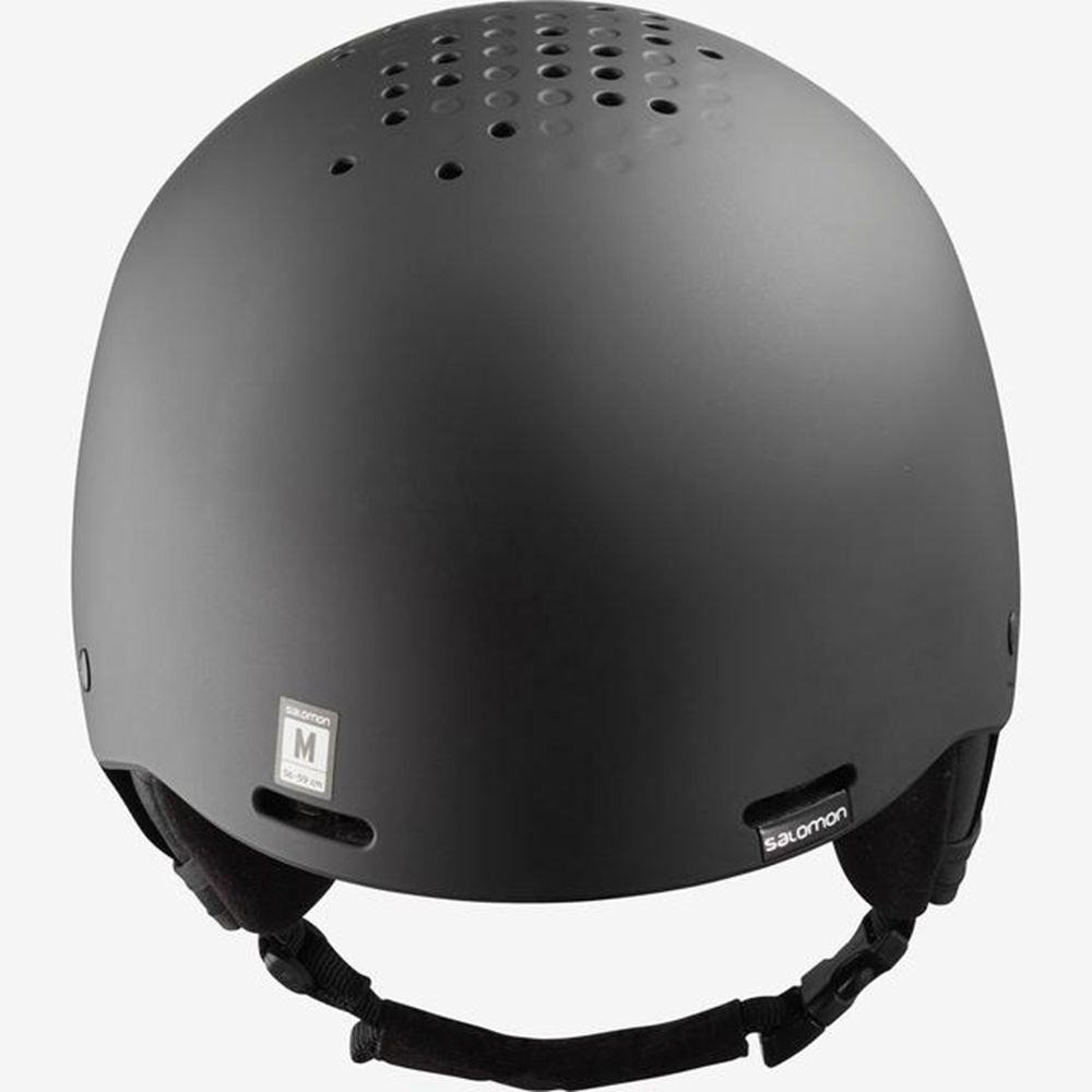 Men's Salomon BRIGADE+ AUDIO Helmets Black | BCGJNO-083