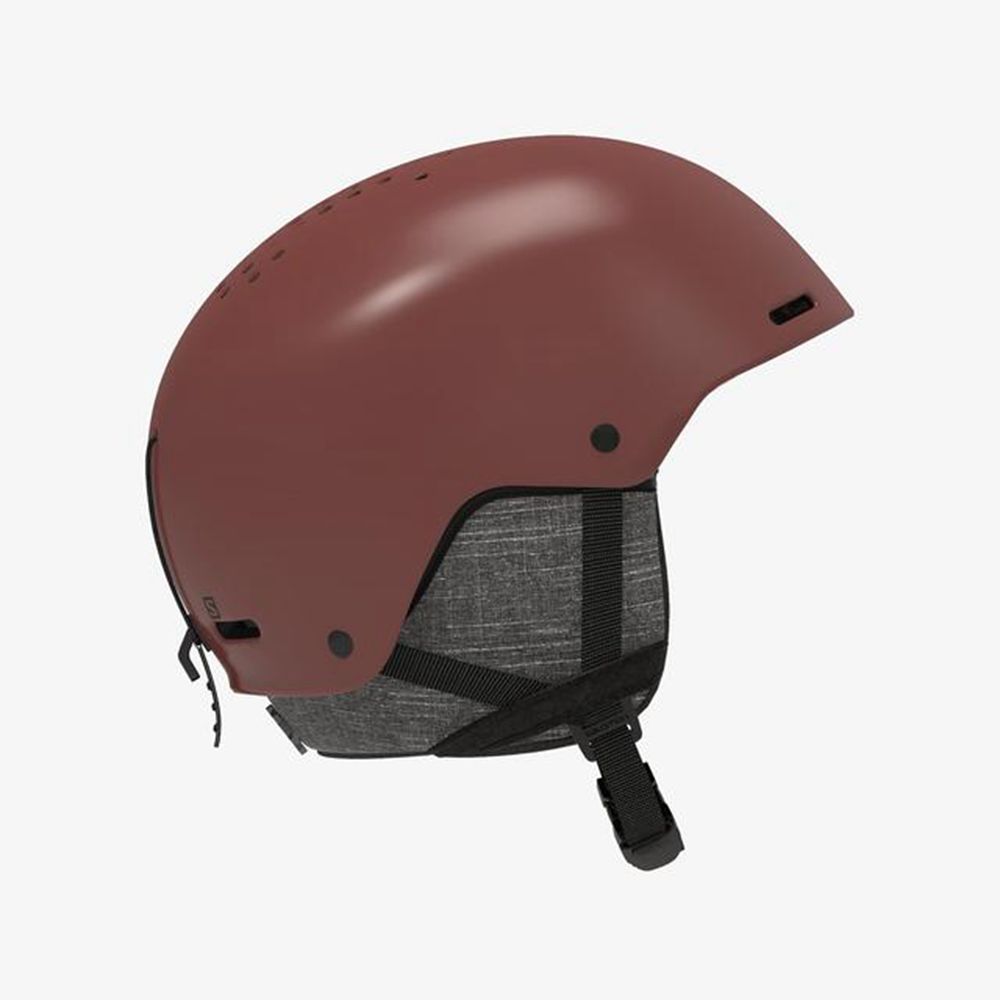 Men's Salomon BRIGADE+ Helmets Black | VTAGBX-054