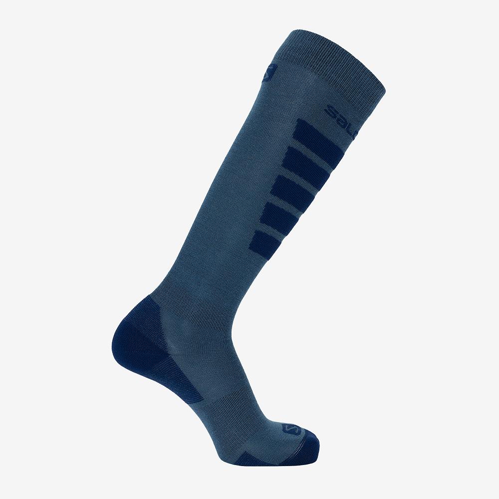 Men's Salomon COMFORT Socks Blue | HQRFWN-672