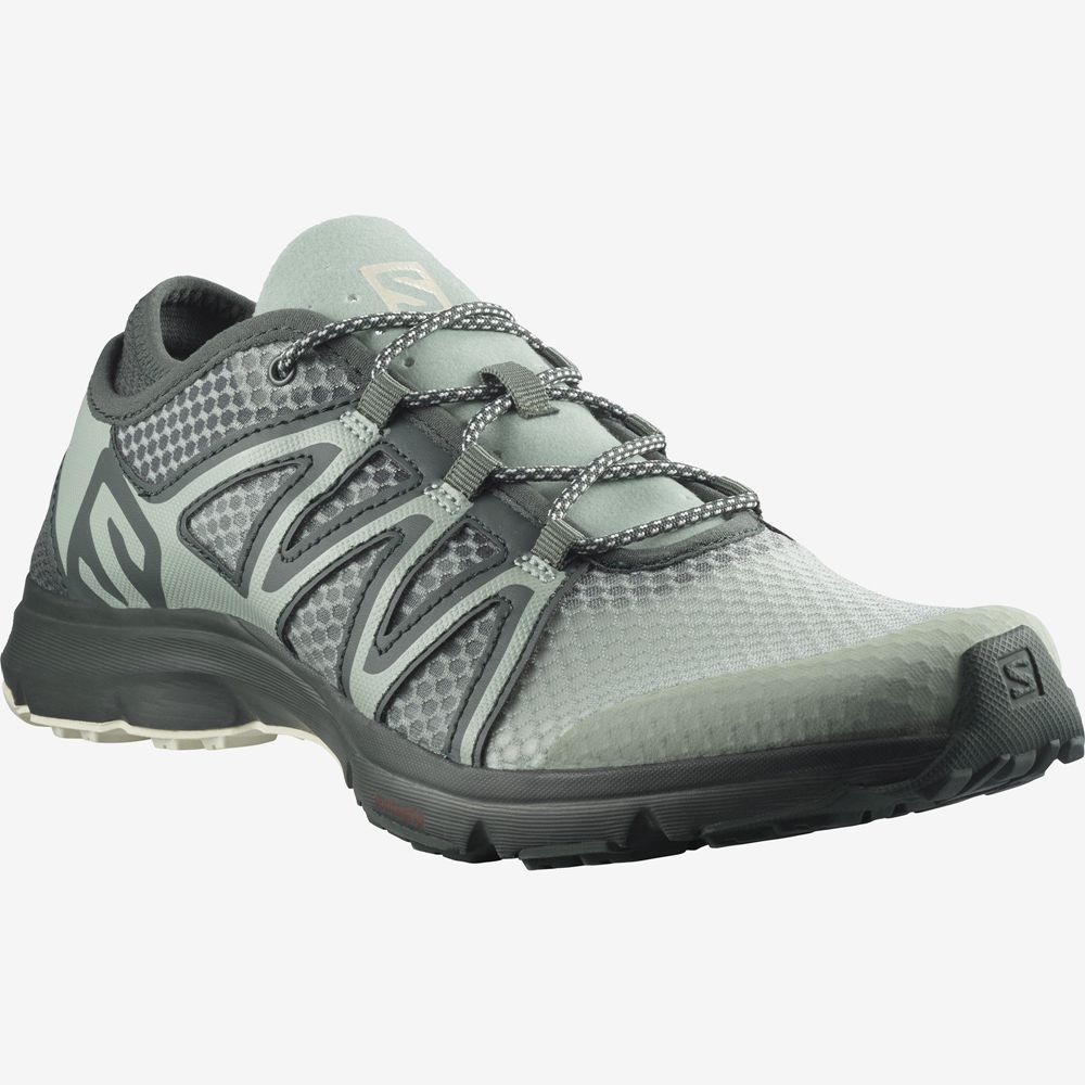 Men's Salomon CROSSAMPHIBIAN SWIFT 2 Hiking Shoes Gray | MRCYAF-285