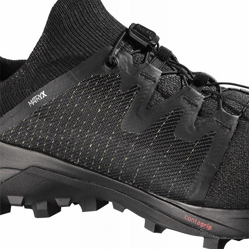 Men's Salomon CROSS /PRO Trail Running Shoes Black | YZLNWH-019