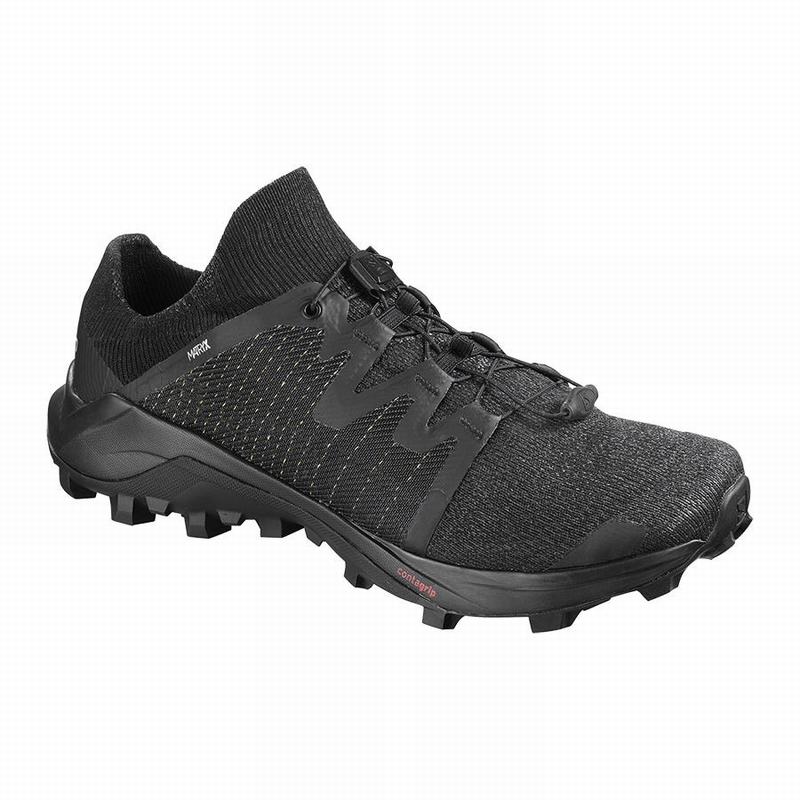 Men\'s Salomon CROSS /PRO Trail Running Shoes Black | YZLNWH-019