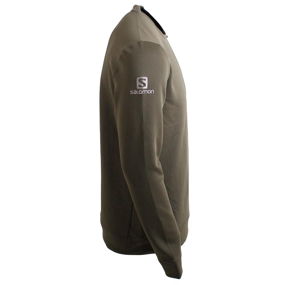 Men's Salomon ECHO M Pullover Olive | CSKIAM-865