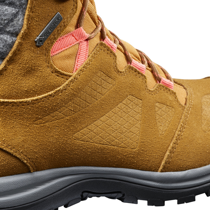 Men's Salomon ELLIPSE GTX Winter Boots Brown | OMTIQE-376