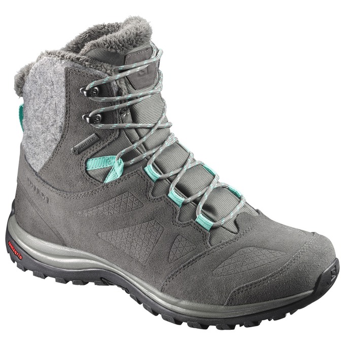 Men\'s Salomon ELLIPSE GTX Winter Boots Dark Grey | PKDBSJ-723