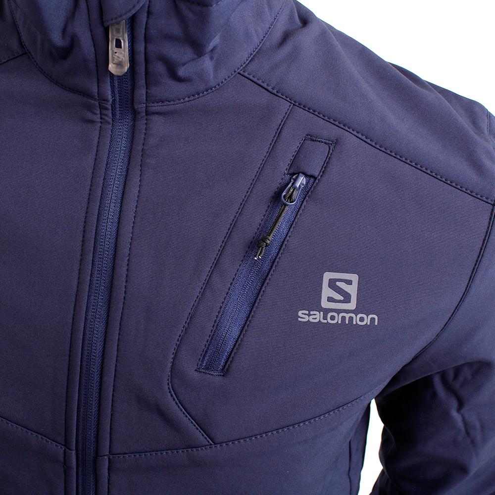 Men's Salomon EMIN JKT M Jackets Navy | LFOSMK-132