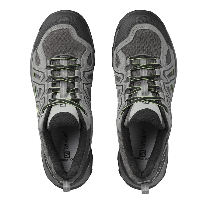 Men's Salomon EVASION 2 AERO Hiking Shoes Grey / Black | DAYLGW-217