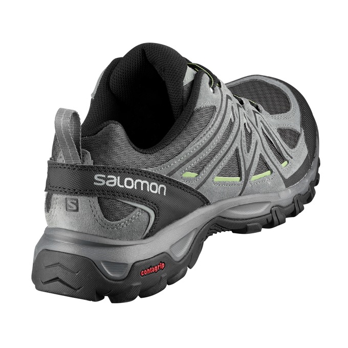 Men's Salomon EVASION 2 AERO Hiking Shoes Grey / Black | DAYLGW-217