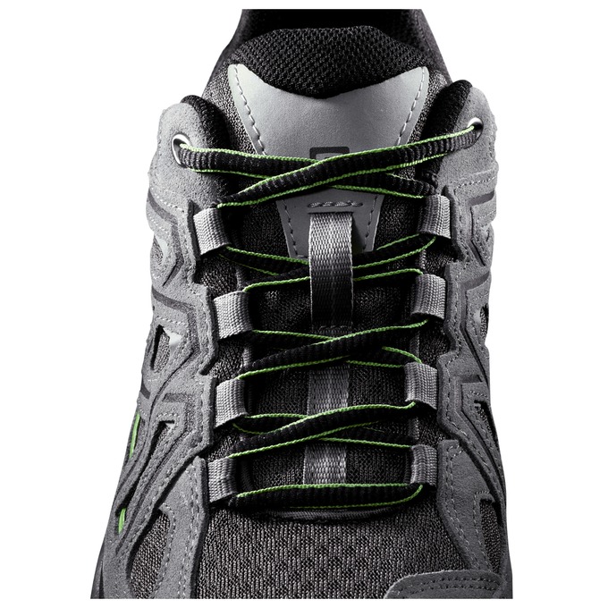 Men's Salomon EVASION 2 AERO Hiking Shoes Grey / Black | HPLYKW-352
