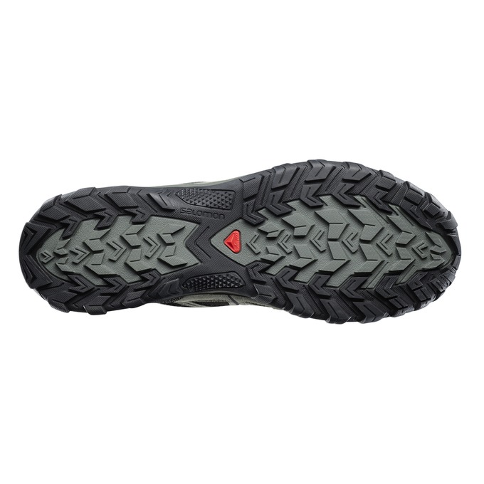 Men's Salomon EVASION 2 AERO Hiking Shoes Grey / Black | HPLYKW-352