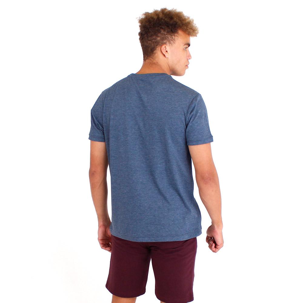 Men's Salomon EXPLORER SS M T Shirts Dark Denim | DAVSYW-907