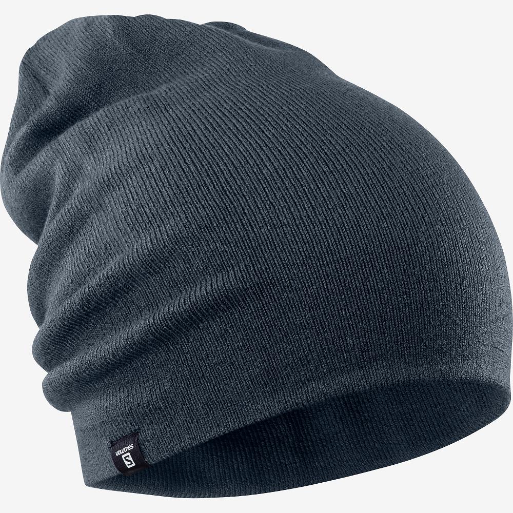 Men's Salomon FLATSPIN REVERSIBLE Hats Grey | UDFZXC-156