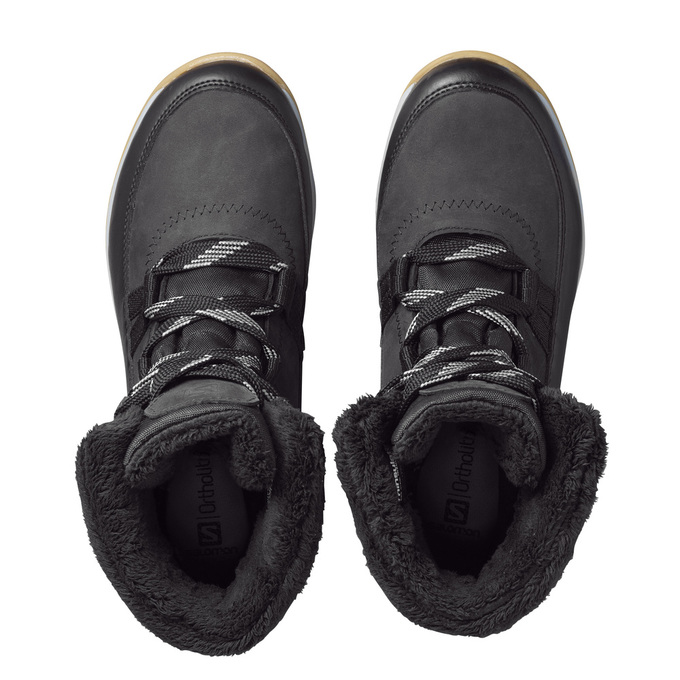 Men's Salomon HEIKA LTR CS WP Winter Boots Brown / Black | EMZSCR-042