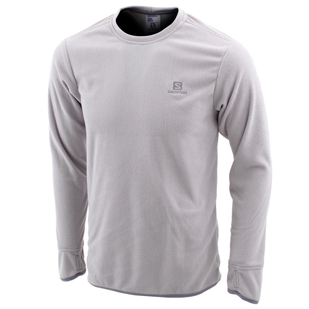 Men's Salomon KABRU M Pullover Black | STHGLX-614