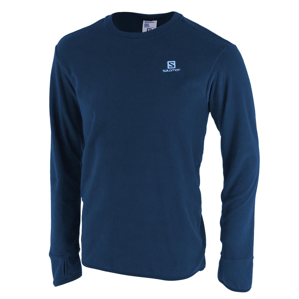 Men's Salomon KABRU M Pullover Black | STHGLX-614