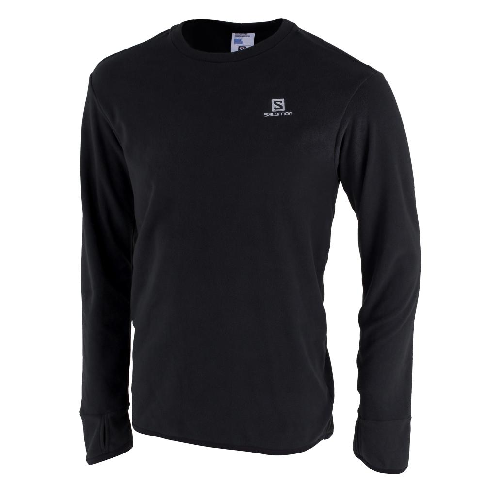 Men\'s Salomon KABRU M Pullover Black | STHGLX-614