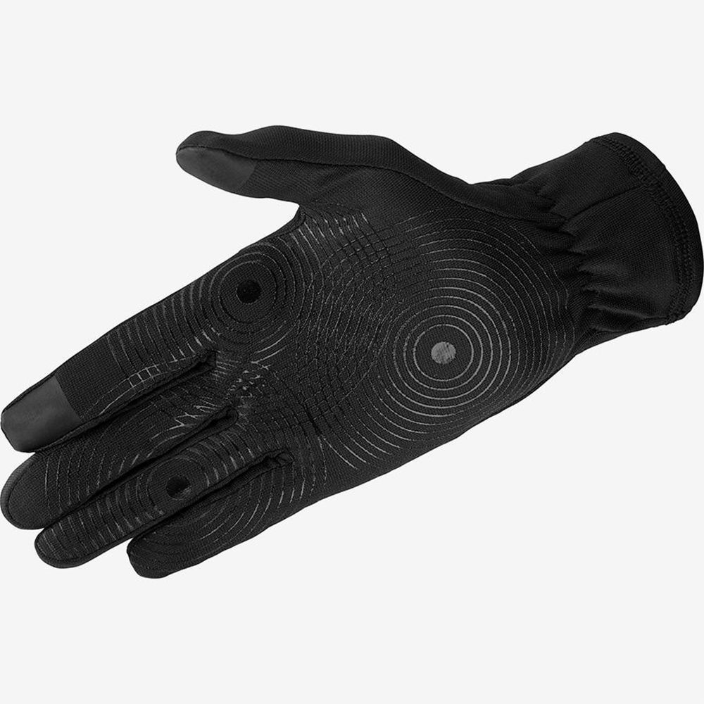 Men's Salomon NSO PRO GLOVE Gloves Black | LZAHYF-158