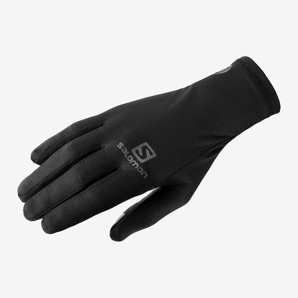 Men's Salomon NSO PRO U Gloves Black | SUPRBC-819