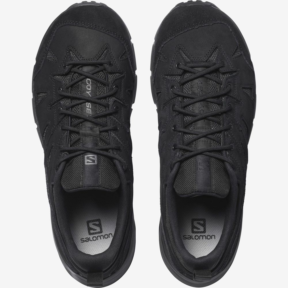 Men's Salomon ODYSSEY ADVANCED Sneakers Black | JRUZTK-290