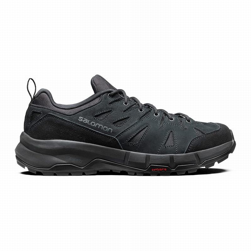 Men\'s Salomon ODYSSEY ADVANCED Trail Running Shoes Black | QZKFCH-049